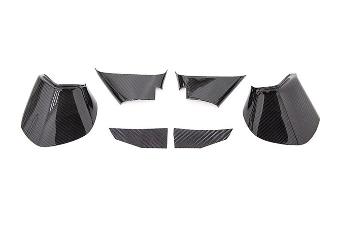 OLM LE Dry Carbon Fiber Lower Mirror Mount Cover - Subaru Models (Inc. 2015-2021 WRX / STI / 2015-2017 Crosstrek)